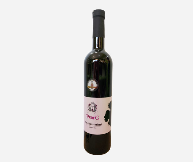Pereg víno z čiernych ríbezlí 0,75 l